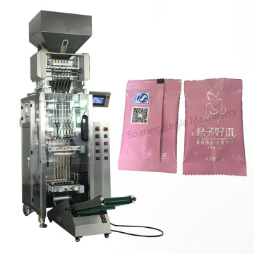 Small sachet bag high speed multi-lane sugar granule sachet packaging machine